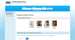Desktop Screenshot of flushinghighschool.net