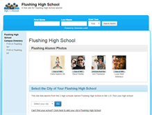 Tablet Screenshot of flushinghighschool.net